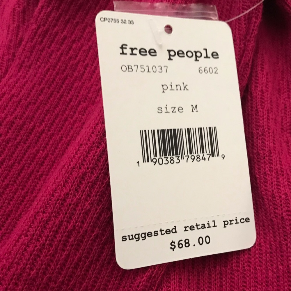 Free People Embroidered Thermal Tee - Picture 5 of 5